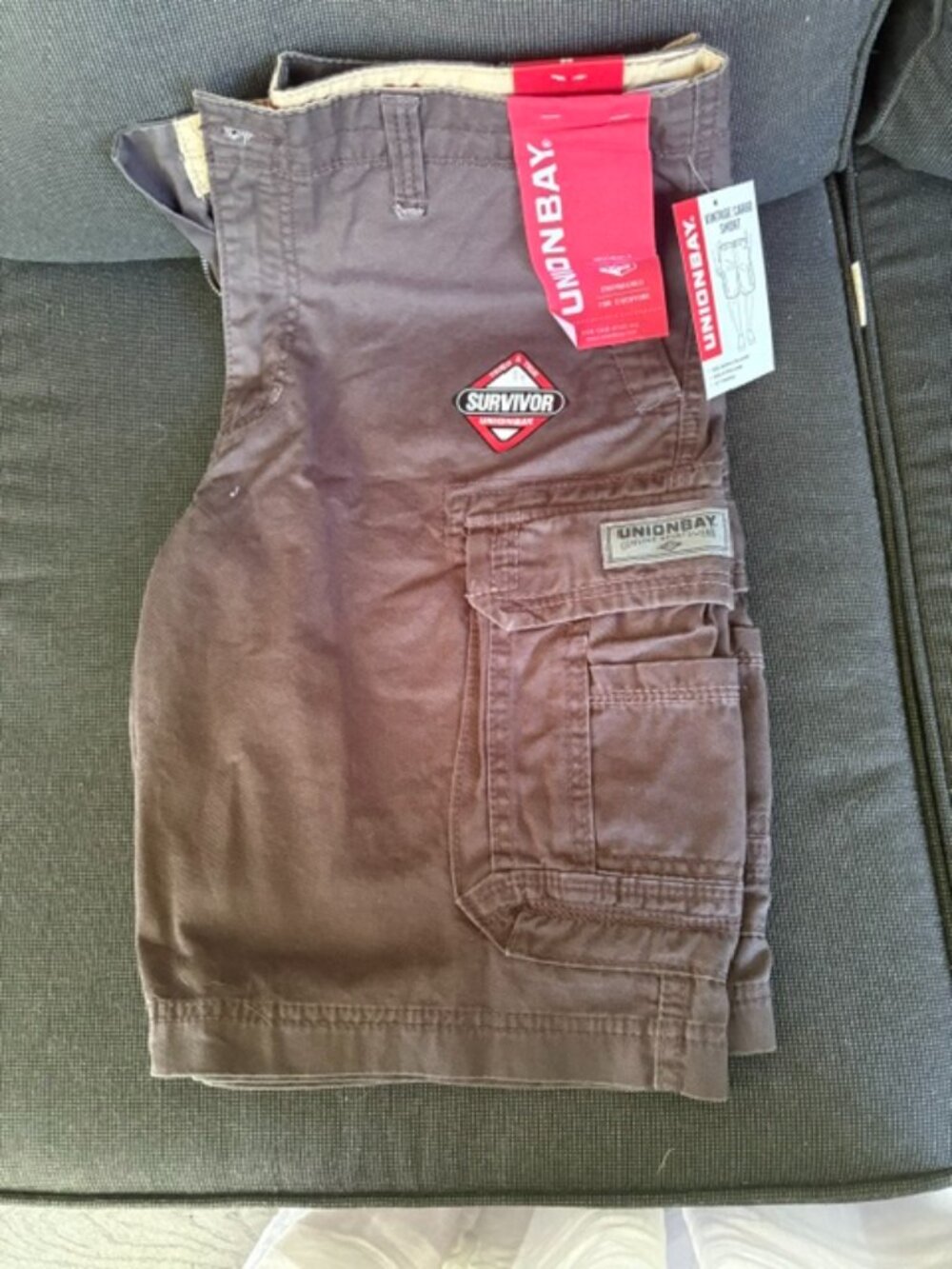 UNIONBAY MENS VINTAGE CARGO SHORTS
